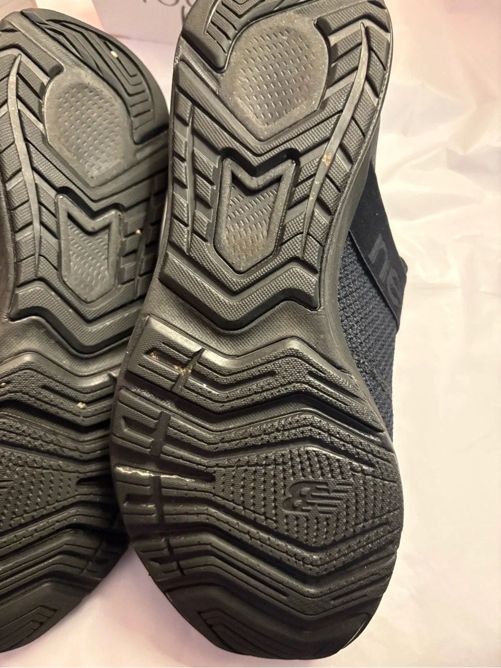 New Balance Woman’s Black Slip-On Knit Sneakers